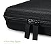 VicTsing Portable CD DVD Drive Case, Carrying Travel Storage Case Pouch Bag with Extra Storage Pocket for External USB CD DVD Blu-ray Drive Writer Burner, Black