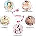 MEINAIER Women's Self Adhesive Bra For Backless Dress,Reusable Silicone Push Up Invisible Strapless Bras With Drawstring