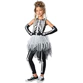 Seasons Halloween Girls Ghostly Skeleton Costume