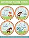 Baby Monthly Milestone Stickers: Woodland Friends (12 stickers)