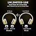 New Black/Red/White/Blue/Yellow/Pink More Color Bluetooth Wireless Headphones HiFi Stereo- Built in Mic-Phone with Retail Package (BT513-YELLOW)