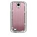 Galaxy S4 Case, E LV Galaxy S4 Case Luxury Bling Diamond Rhinestone Metallic Chrome Hard Case Cover for Samsung Galaxy S4 S IV i9500 with 1 Screen Protector, 1 Black Stylus, 1 Case Opening Tool and Microfiber Digital Cleaner - Pink