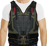 Tom Hardy Bane Vest in Military Green Faux Leather