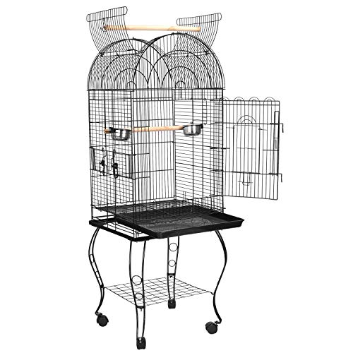 ZENY 63.5” Pet Bird cage Large Play Top Parrot Cockatiel Cockatoo Parakeet Finch Pet Supply