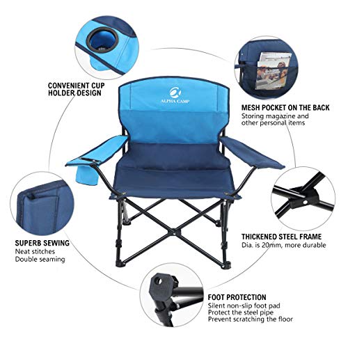 Camping World Camping Chairs with Back Support, Lightweight Chairs for