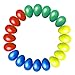 Kabi 20Pcs Plastic Egg Shakers Set Percussion Musical Egg Maracas Child Kids Toys