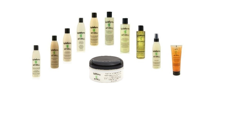 Hydratherma Naturals Travel Kit- Standard 2 oz. Sizes DELUXE TRAVEL SIZES