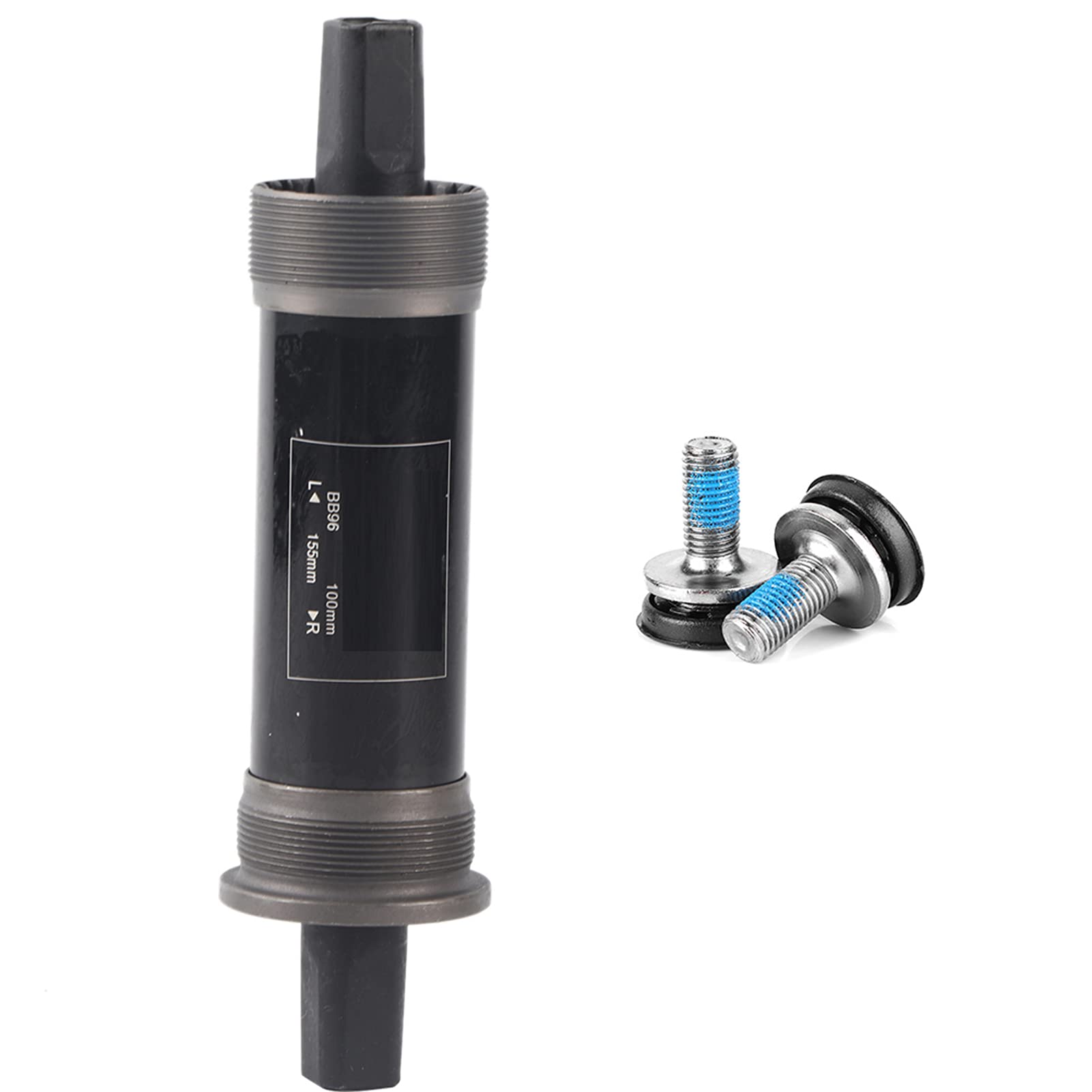 Solid and Durable Bicycle Bottom Bracket with Long Service Time for Square Tapered Spindle Crank, Steel Shell, Integrated System, Suitable for 80/100mm Frame Shell,BB Tool