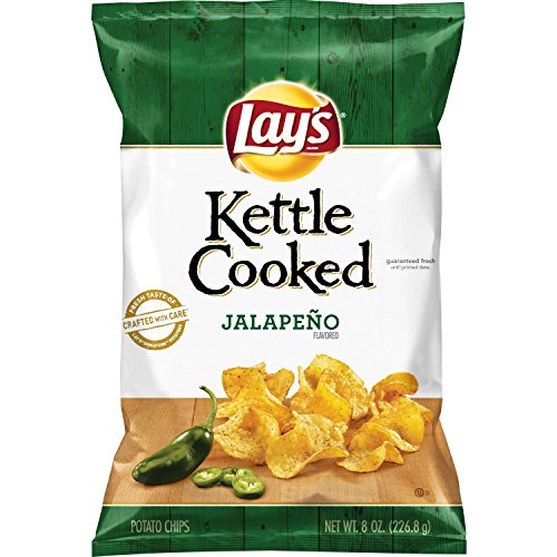 Lay's Kettle Cooked Jalapeño Chips, 8 oz - Image 5