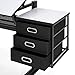 Best Choice Products Drawing Drafting Craft Art Table Folding Adjustable Desk w/Stool - Black/White