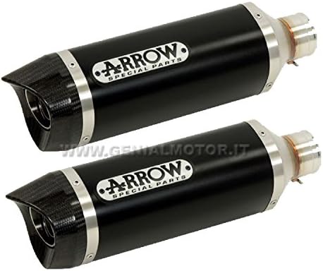 ARROW EXHAUST THUNDER ALLUMINIUM DARK CARBY KAWASAKI Z 1000 2010 / 2013-Z 1000 2014 / 2016 APPROVED