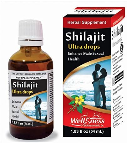 Shilajit Ultra Drops (Asphaltum Liquid Extract) - Increase Vigor and Vitality - 1.69 oz packaging - | Made in USA | Highest Potency and Purity on the Market | Herbion International LLC
