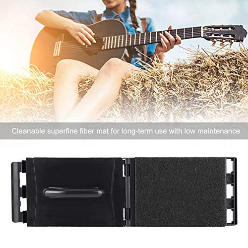 Guitar String Scrubber Guitar String Cleaner Electric Guitar Strings Cleaner Kit Durable Guitar Bass String Scrubber Cleaner Cleaning & Care Tool Instrument Accessory by RiToEasysports(Black)