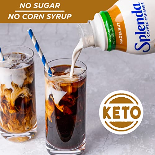 SPLENDA Sugar Free, Low Calorie Hazelnut Coffee Creamer, 32 Fl Oz