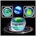 HaloVa Wrist Trainer LED Gyroball Essential Spinner Gyroscopic Forearm Wrist Exerciser Ball, Blue