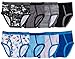 Trimfit Boys Soft 100% Cotton Tagless Briefs (8-Pack) Blue/Black Small (4-6)