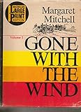 Hardcover Gone With The Wind, Macmillan Large Print Edition 2 Vol. Book