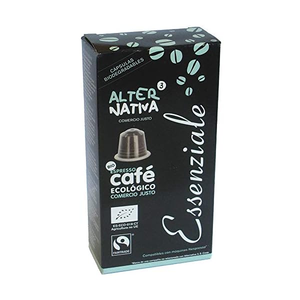 AlterNativa3 Essenziale Espresso – 120 aluminiumfreie & kompostierbare Bio-Kaffeekapseln, Nespresso® kompatibel
