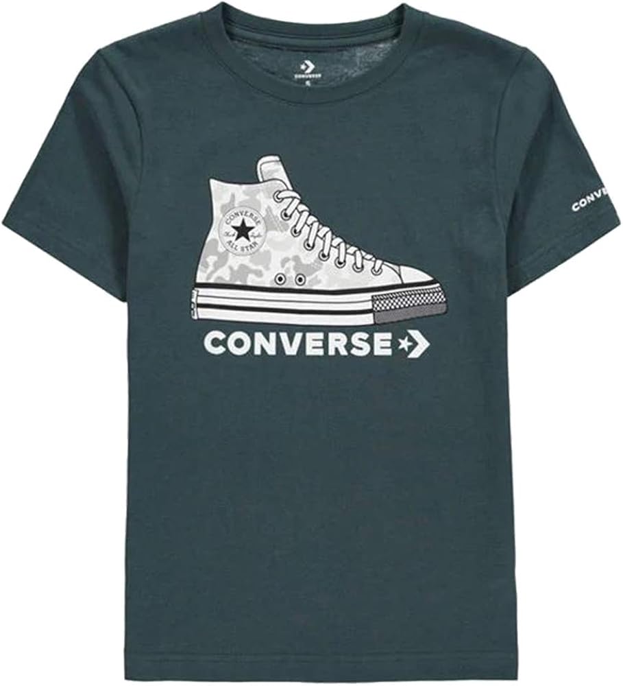 Converse . Boys Sneaker T Shirt Printed Design Age 814 Amazon.co.uk