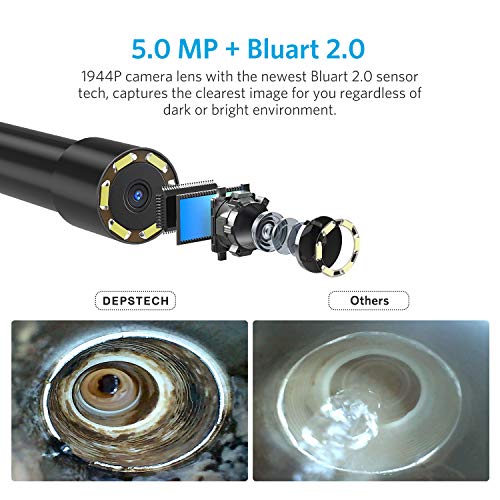 1 Endoscope+DEPSTECH+Borescope+Semi+Rigid+Inspection