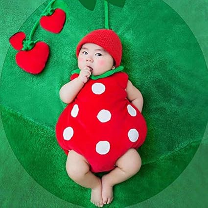 baby girl strawberry outfit