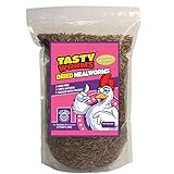 Tasty Worms 2.5 Lbs (40oz) Freeze Dried Mealworms Approximately 40,000 Mealworms