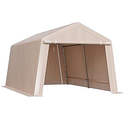 VEVOR Outdoor Storage Shed, 10 x 15 ft Portable