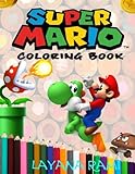 Super Mario Coloring Book: A great coloring book on the Super Mario characters. Great starter book for young children aged 3+. An A4 51 page book for any avid fan of Super Mario.