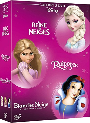 La Reine Des Neiges + Raiponce + Blanche Neige Et Les Sept Nains - Pack