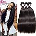 Beauty Forever Hair Brazilian Straight Hair 3 Bundles Unprocessed Virgin Human Hair Extensions Natural Color Can Be Dyed and Bleached (8 10 12)