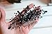 Missgrace Women Black Crystal Hair Comb Special Occasion Headpiece Black Women Hair Accessories