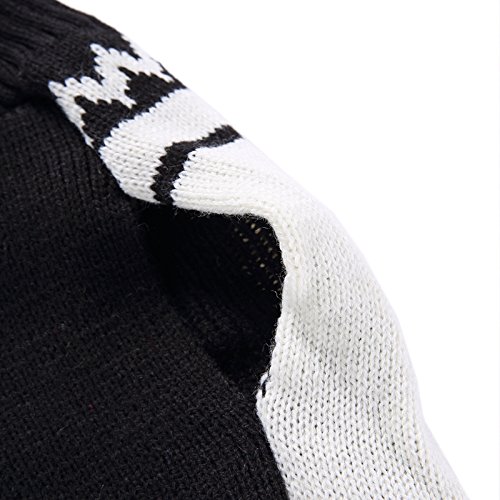 Tangpan Turtleneck Classic White Sailor Pet Dog Sweater Apparel(White,XL)
