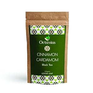 Octavius Cinnamon & Cardamom Loose Leaf Black Tea – 100 GMS