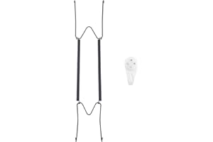 Plate Hangers for The Wall, Suitable for 12-16 inch Decorative Plate, Stainless Steel Wire Plate Holder with Wall Hooks and R