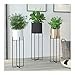 JOANNA’S HOME 2 in 1 Plant Stand Set Home Decor Tall Indoor Plant Stand with Planter Pot Modern Metal Floor Flower Stands for Living Room Bedroom Display Window Porch – Goldenthumb 4