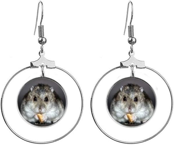 hamster earrings