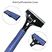 Razor Blade Scraper, ZIXU Razor Scraper Heavy Duty Utility Scraper with 10 Pieces Stainless Steel Blades (Blue)