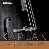 D'Addario Kaplan Cello Single C String, 4/4 Scale, Medium Tension