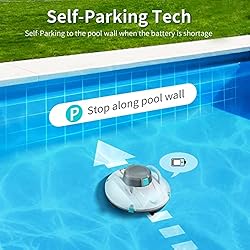 Moolan Cordless Pool Vacuum Cleaner, Robotic Pool