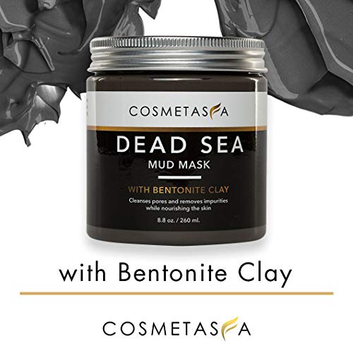 Dead Sea Mud Mask with Bentonite Clay, 8.8 oz, with Silicone Facial Mask Applicator Brush : Blackhea - //coolthings.us