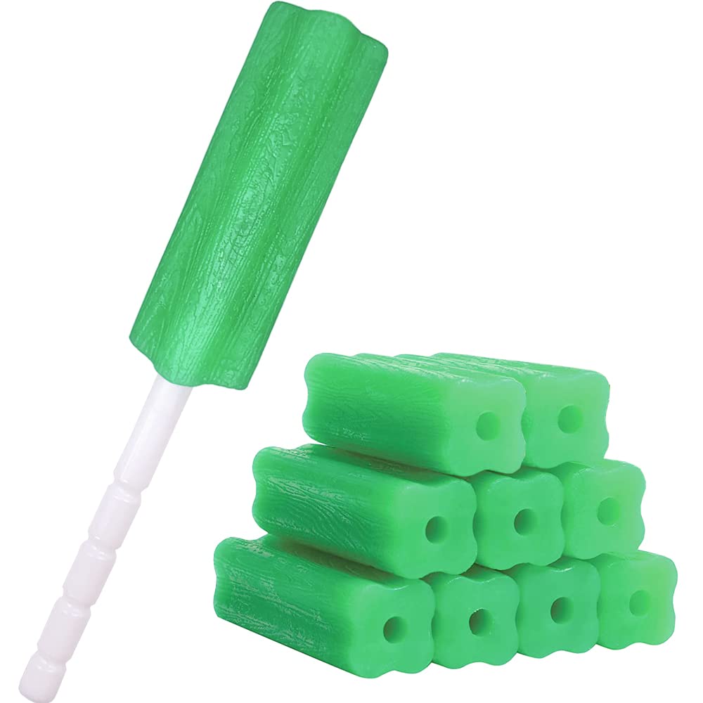 Photo 1 of Orthodontics Chewies for Invisalign Aligner Trays, 10 Chewies, Mint Scented, Cuboid, Non-Slip (10 Pack, Green)