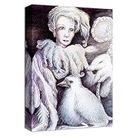 Canvas Wall Art Creative Illustrations Canvas Prints Home Artwork Decoration for Living Room,Bedroom - 12x18 inches