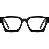 FYTOO Blue Light Blocking Reading Glasses - Modern Round Design Glasses for Women Men Anti Glare/Eyestrain Computer Readers