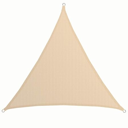 AMANKA Vela de Sombra 2x2x2m Cubierta de Tela PEAD Transpirable