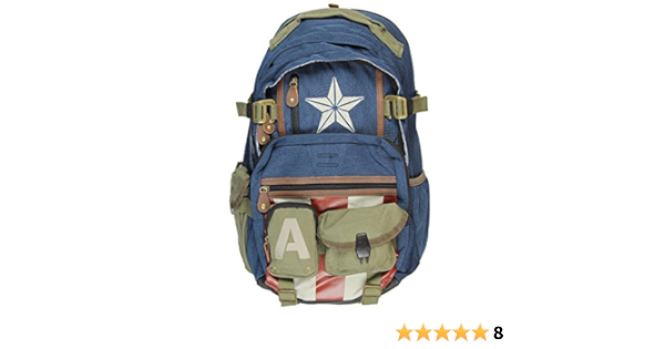 captain america backpack herringbone