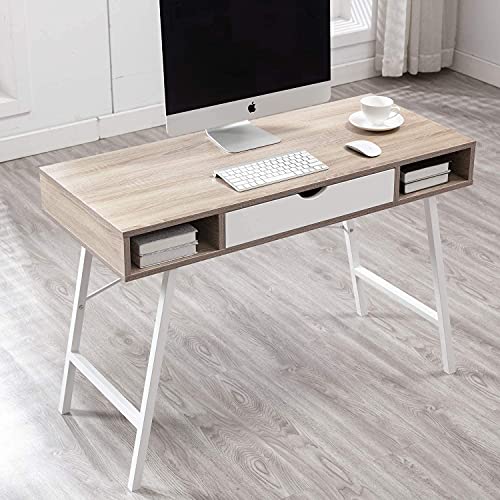 Bonzy Home Office Computer Desk with Drawer Student Writing Study Table