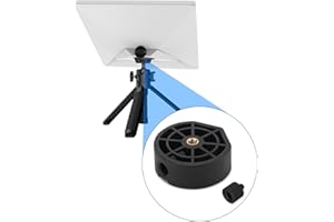 LANGZIHT Starlink Mini Tripod Adapter - Tripod Mount Adapter for Starlink Mini - 1/4"~20 and 3/8"~16 Threaded - Enables Tripod, Fixing Clamp or Other Bracket Fixing - Use with Pipe Adapter (Nylon Fiber)