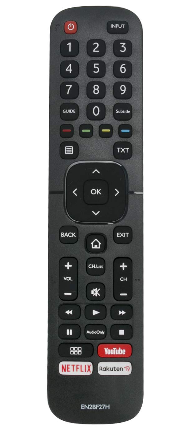ALLIMITY EN2BF27H Remote Control Replaced for Hisense LCD TV H65AE6030 H65A6140 H50B7500 H50AE6030 H50A6140 H43AE6030 H32A5840