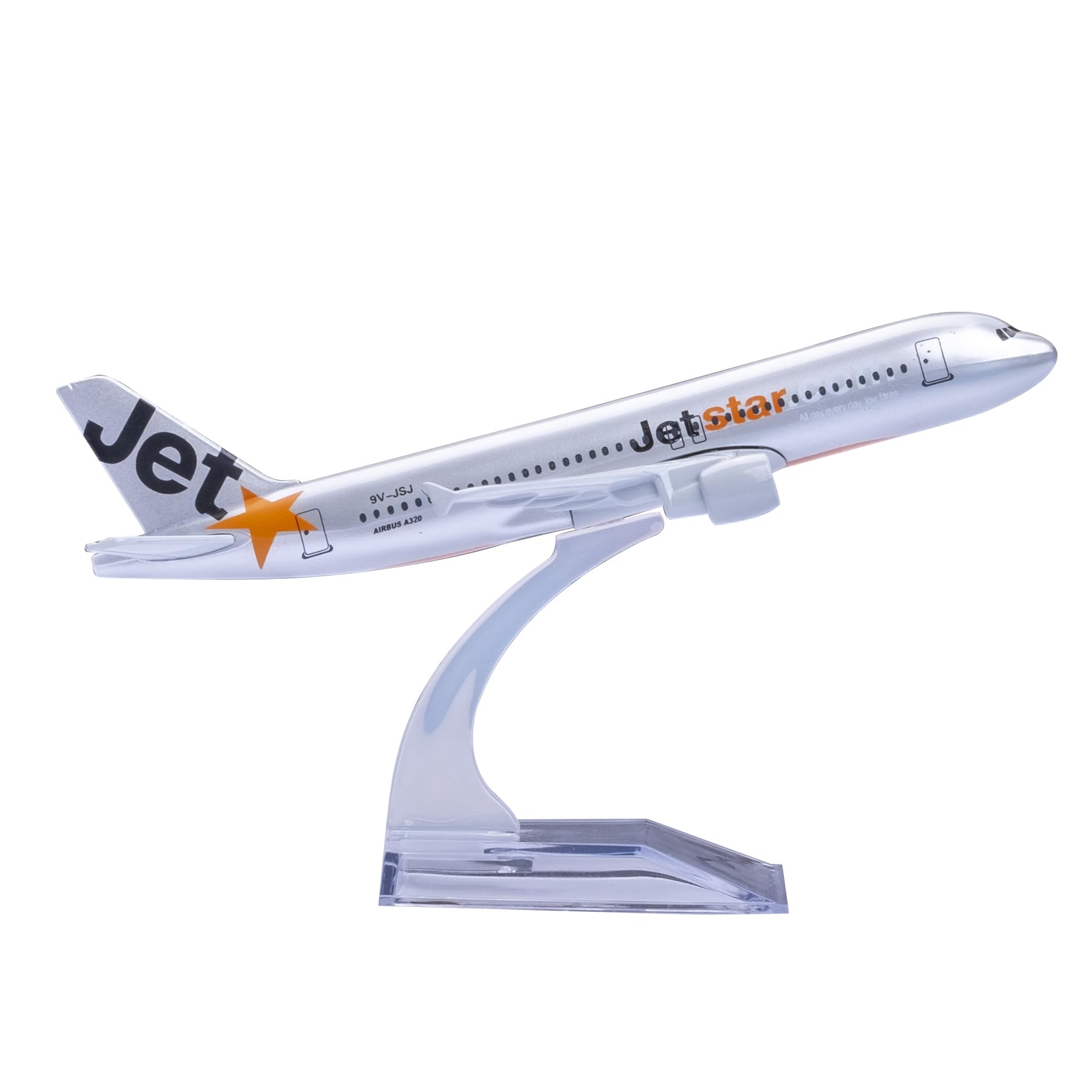 Bswath Model 1:400 Scale Model Plane B320 Model Airplane Alloy Plane Diecast Airplanes for Gift and Collection