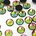 Zbella Crystal Hot Fix Rhinestones 10 Gross (1440 Stones/pkg) Hotfix Rhinestones (ss16, Rainbow)